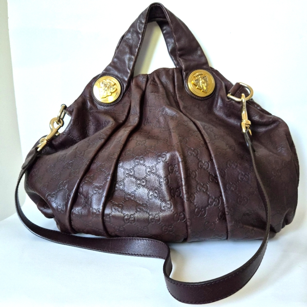 Gucci Guccissima Hysteria Hobo Bag With Shoulder Strap